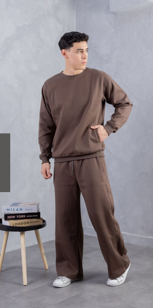 Conjunto Oversize Hombre Marrón – Urban Comfort Set