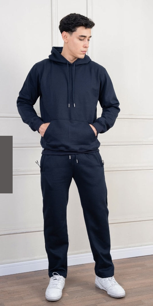 Conjunto Hoodie & Jogger Azul Marino – Urban Essential